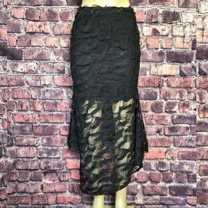 Killstar Nightdew Assymetrical Skirt